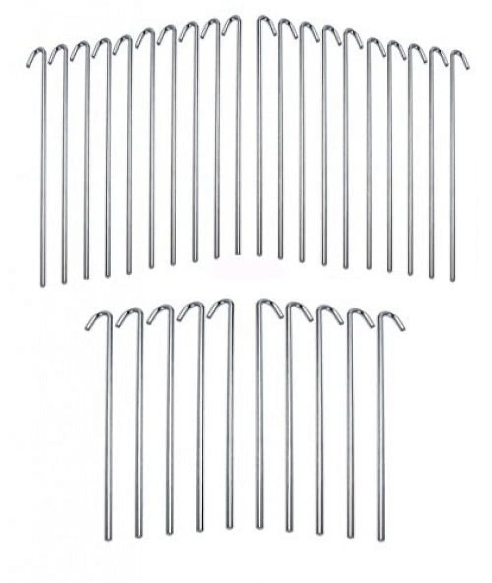 30-Piece Galvanized Steel Tent Pegs I7165