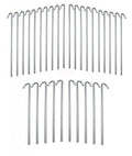 30-Piece Galvanized Steel Tent Pegs I7165