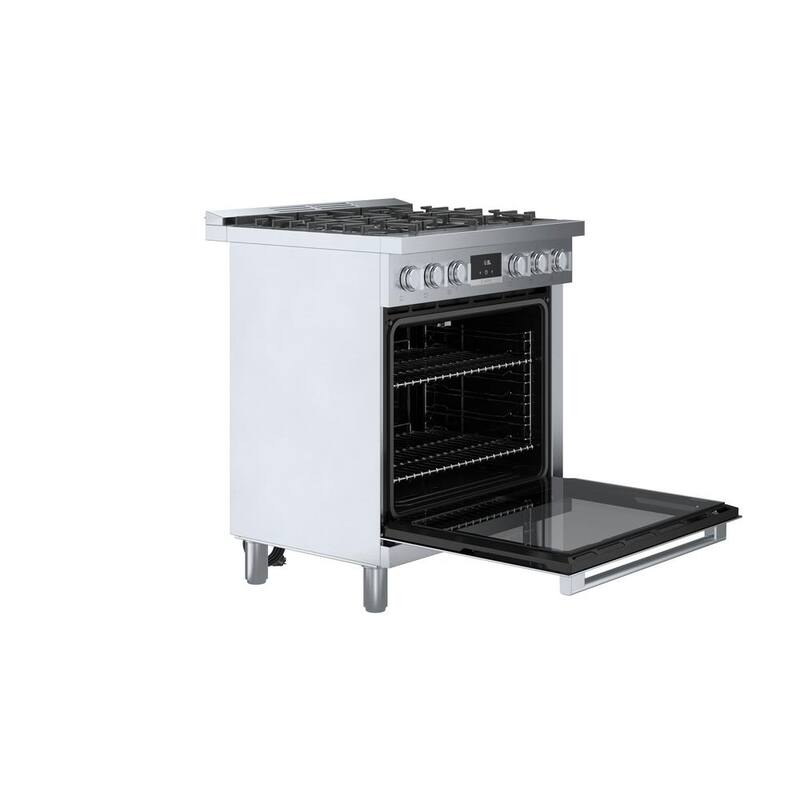 36 in. 3.5 cu. ft. Gas Range with 6-Burners in Stainless Steel Q4057