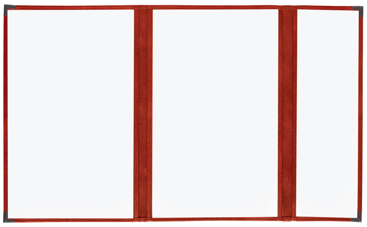 Red Cafe Menu Cover Q545