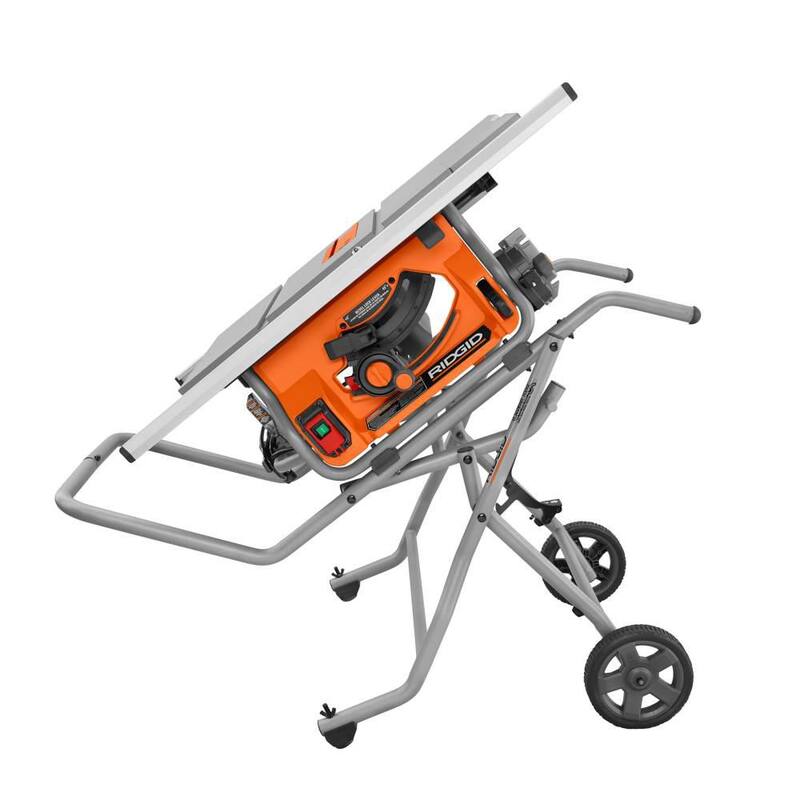10 Amp 10 in. Corded Table Saw with Stand S744970