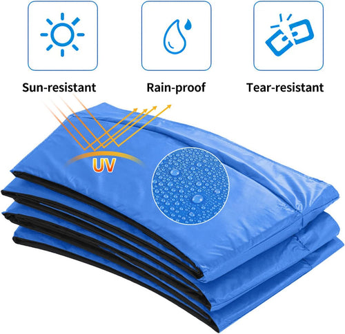 12FT Blue Trampoline Frame Pad Safety Spring Cover E194