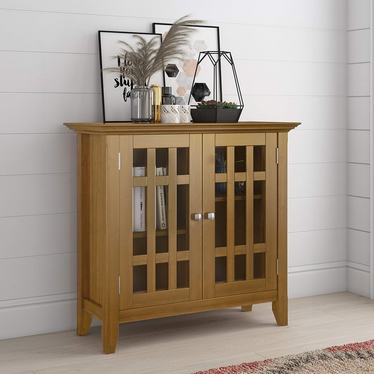 32 in Grey Storage Media Cabinet R3370