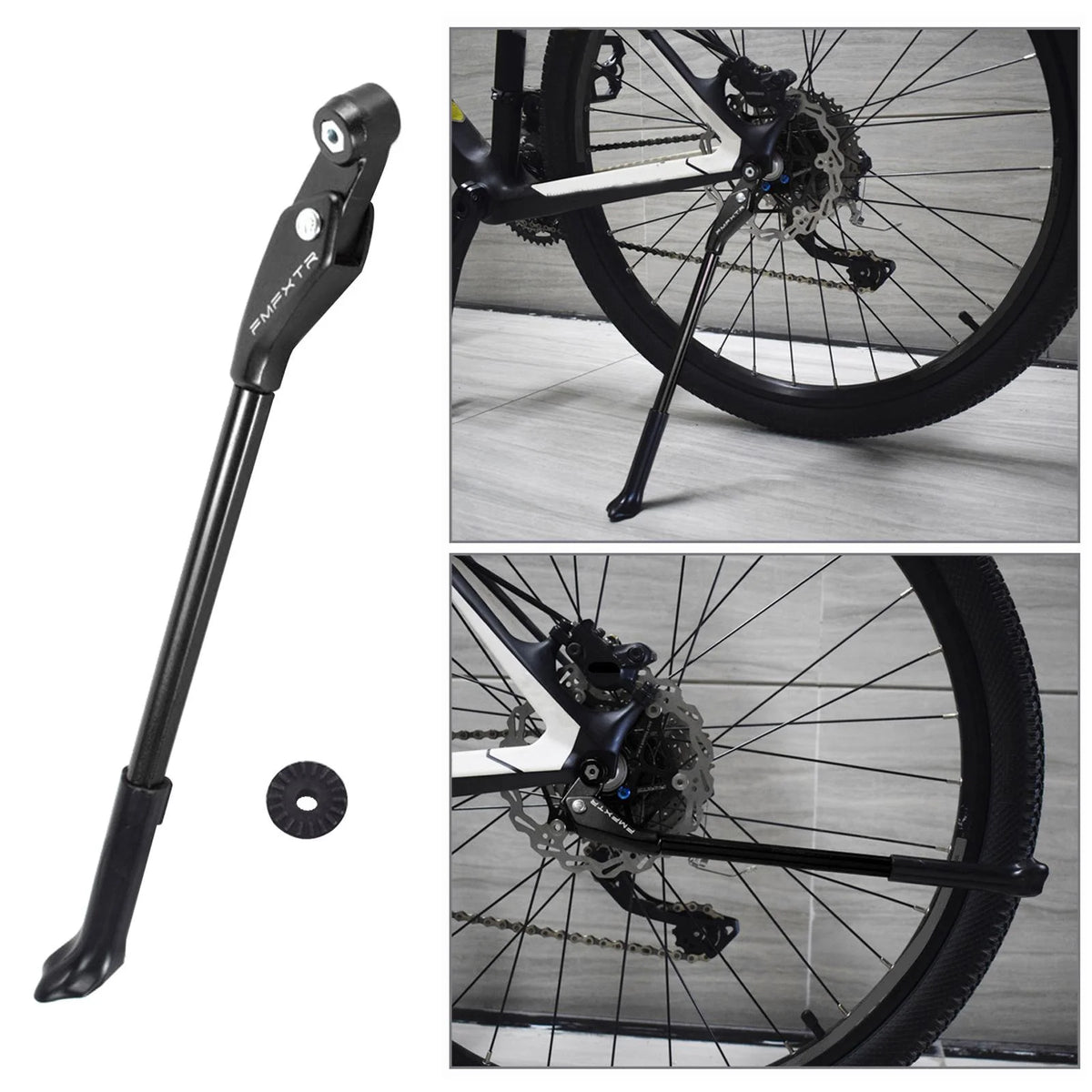 Adjustable Kickstand Mountain BMX Road black L36955