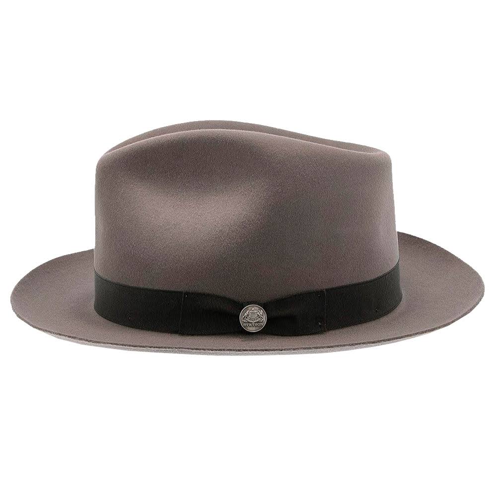 Caribou Fur Felt Fedora Hat Size 6 7/8 A332879