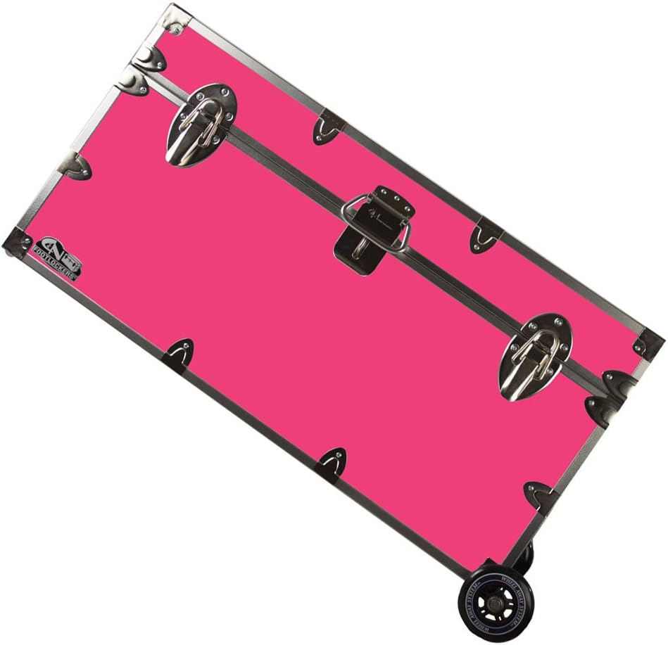 Lockable Trunk Footlocker with Wheels S2783