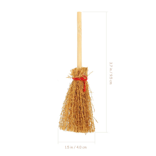 20Pcs Doll House Brooms Miniature Cleaning Tool Models E661150