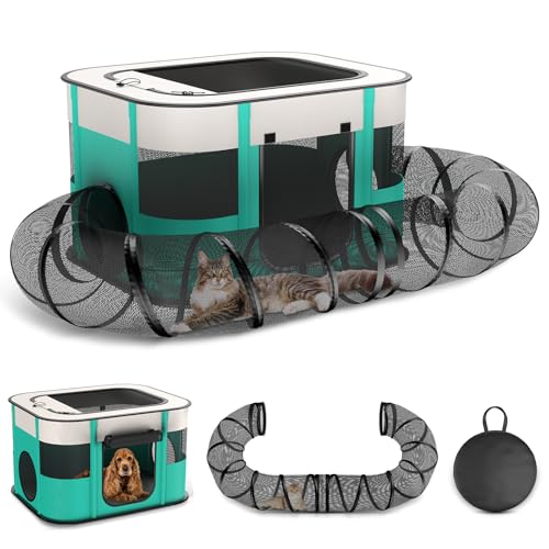 Outdoor Cat Enclosure with Tunnel K511075