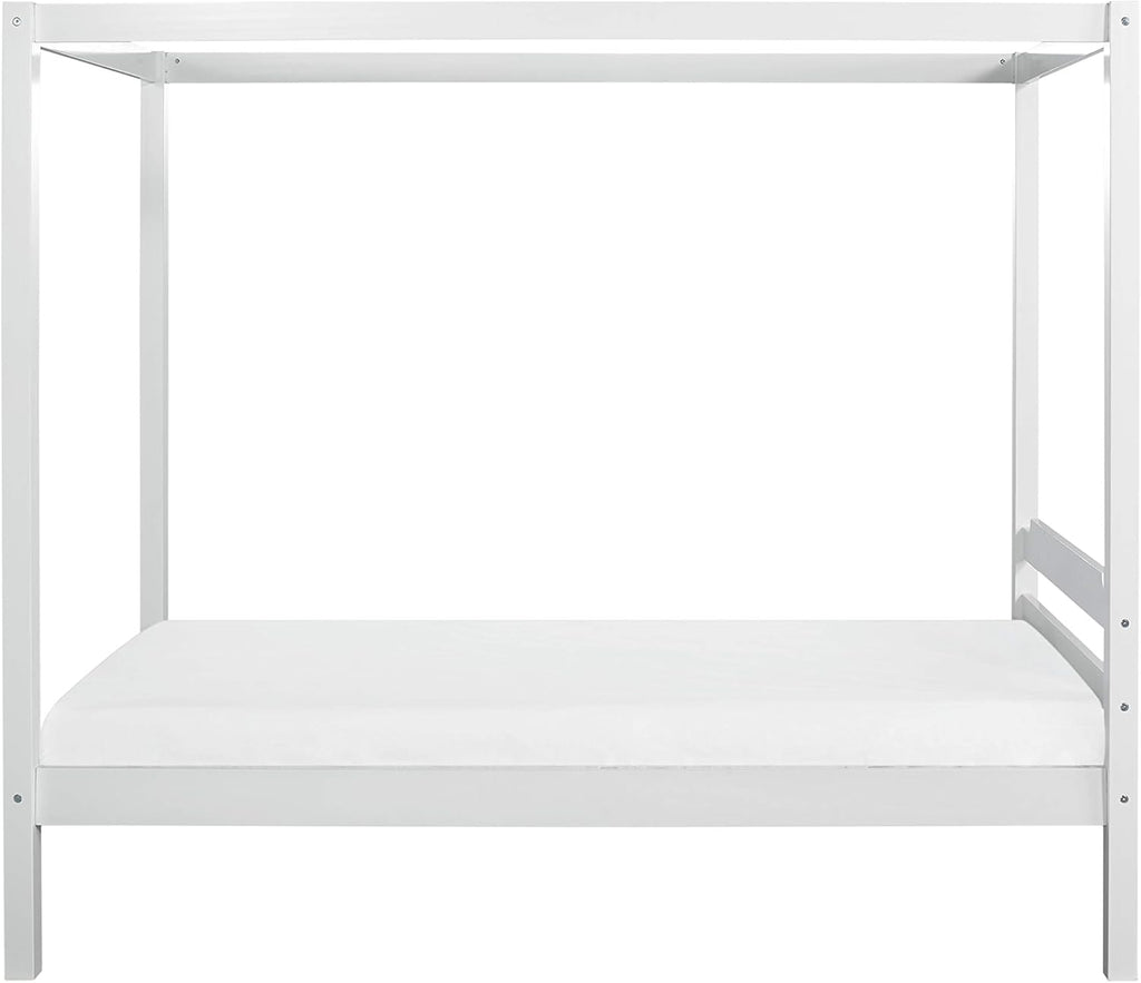 Wood Twin Size Canopy Bed E9114