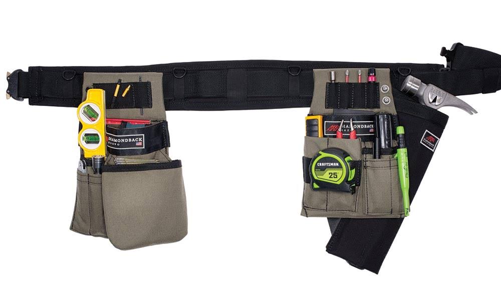 Black Medium Carpenter Tool Belt G337