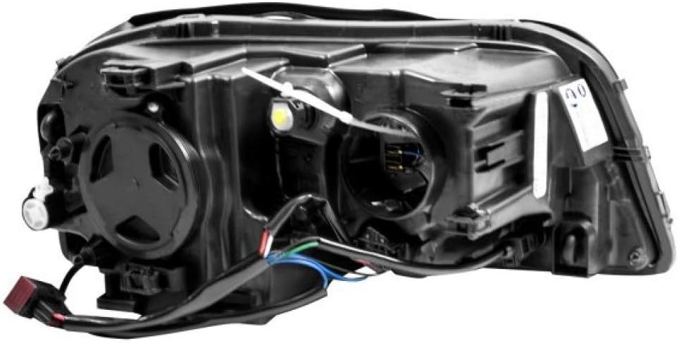 Headlight Assembly for Volvo XC90 2003-2013 Passenger Side Halogen with Bulbs C6630