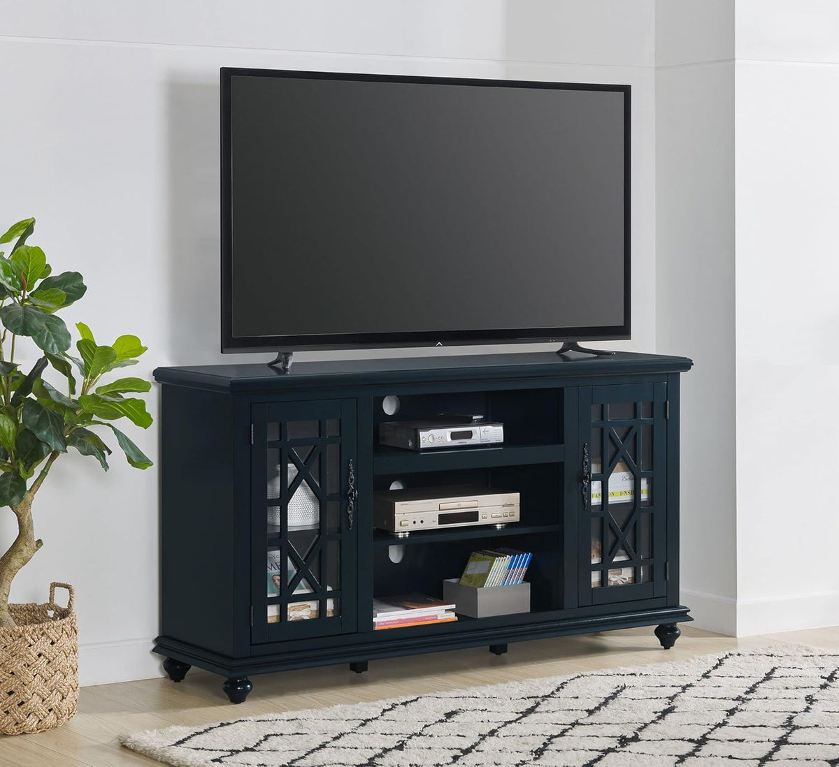 Blue 2 Door TV Stand O46748