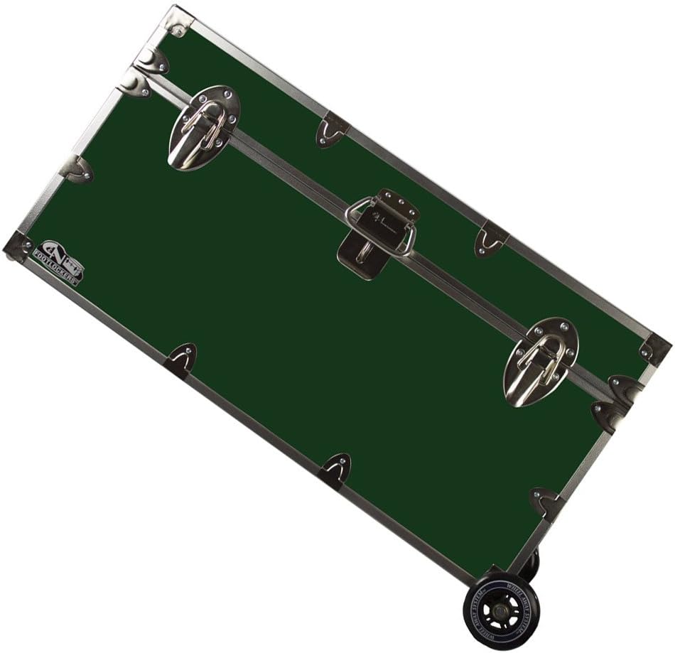 Lockable Trunk Footlocker with Wheels S2783