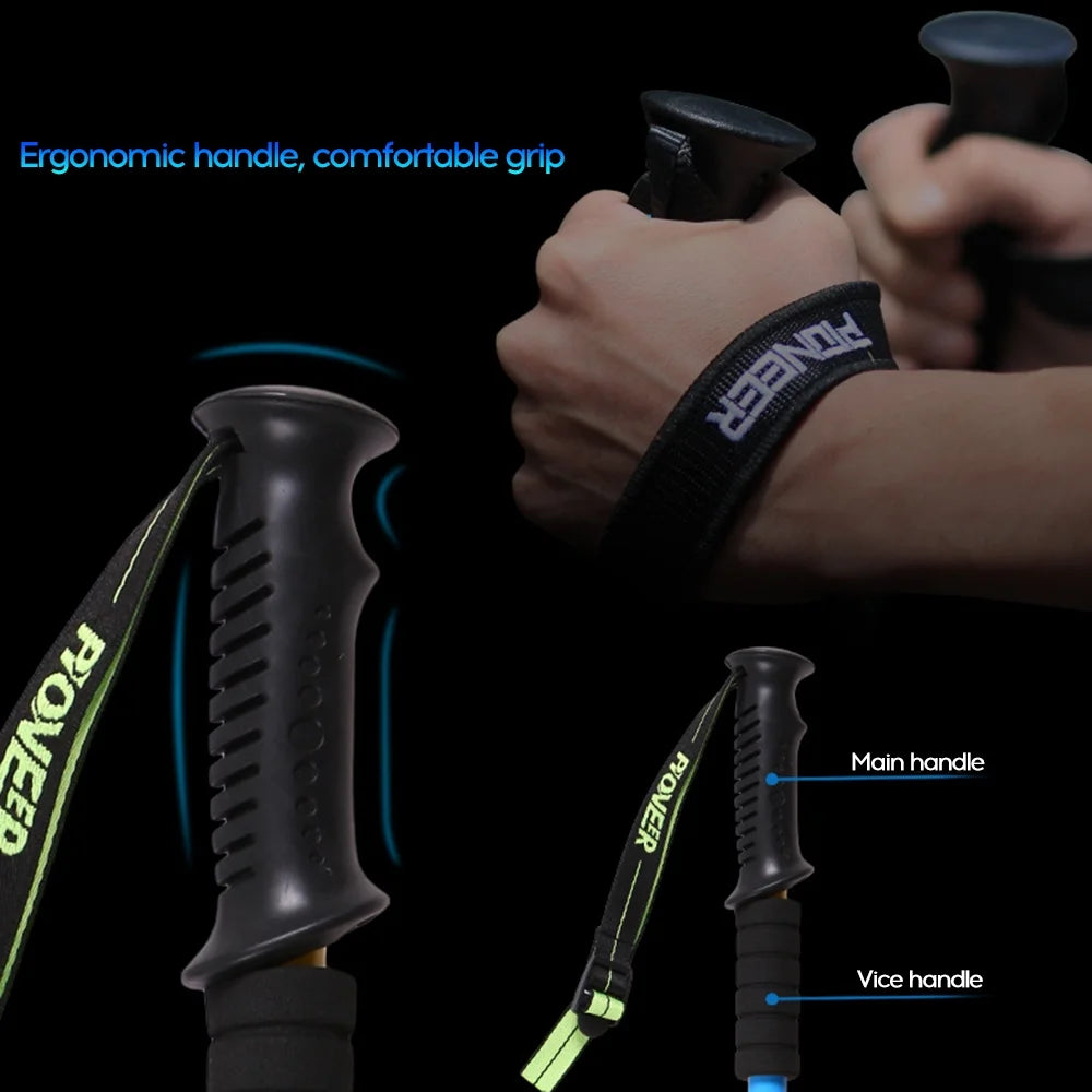 Telescopic Adjustable Trekking Hiking Pole I168238