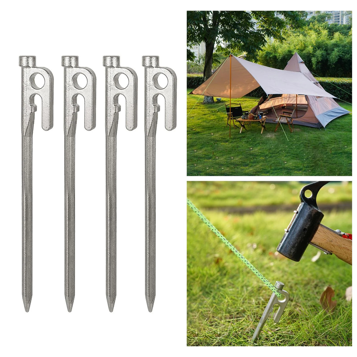 20cm Heavy Duty Garden Stakes B498