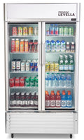 16 Cubic Foot 2-Glass Door Display Refrigerator L670