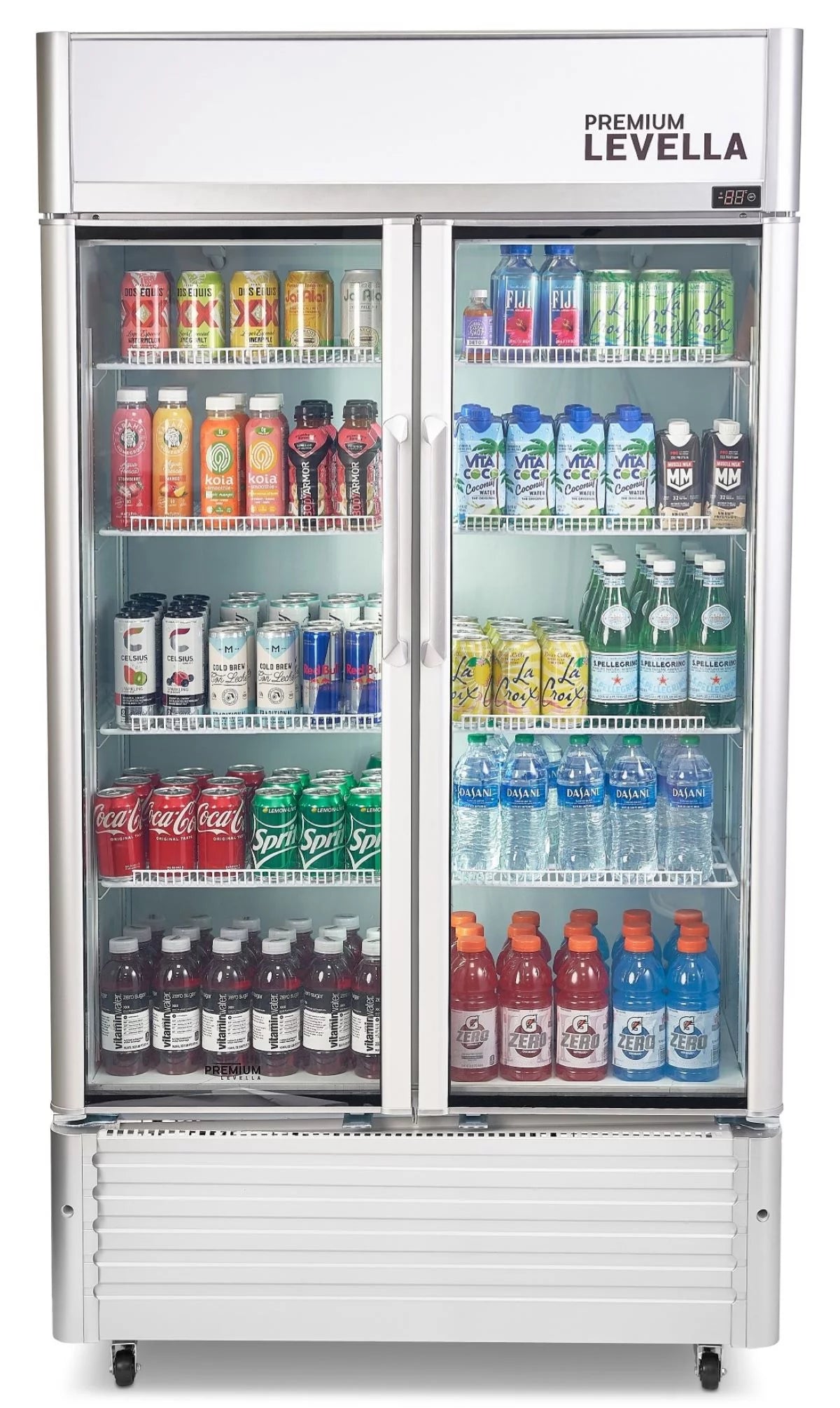 16 Cubic Foot 2-Glass Door Display Refrigerator L670