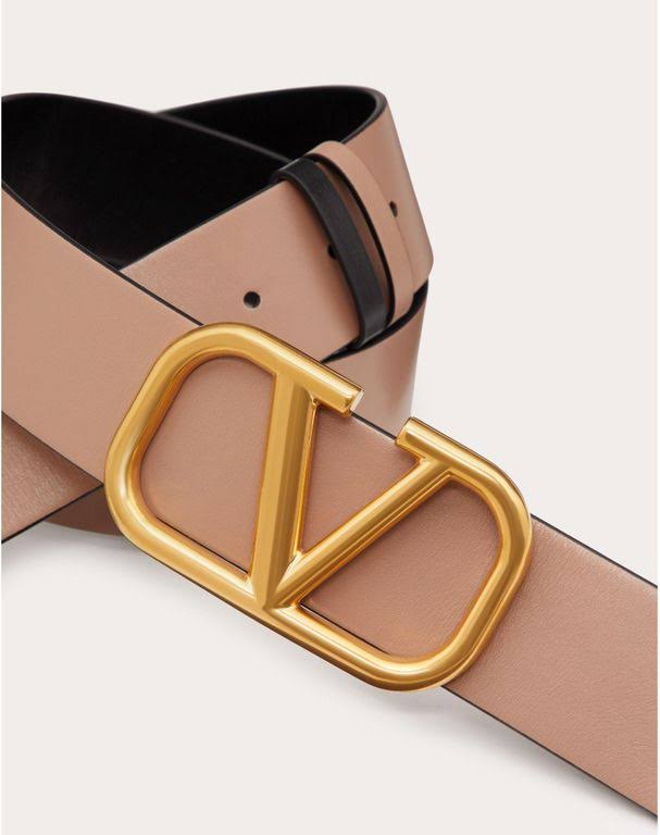 Reversible Vlogo Signature Belt in Glossy Calfskin 40mm H5947