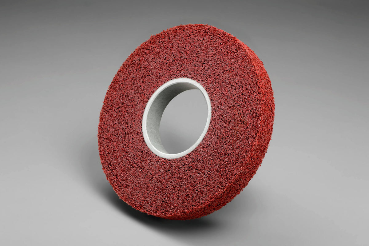 Metal Finishing Wheel 8 in x 1/2 in x 3 in 5A Med 4 per Case Q660