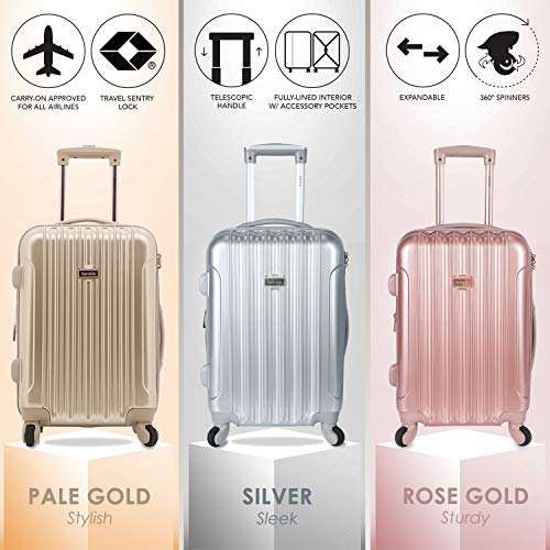 Midnight Blue Hardside Spinner Luggage, Carry-On 20-Inch S7176