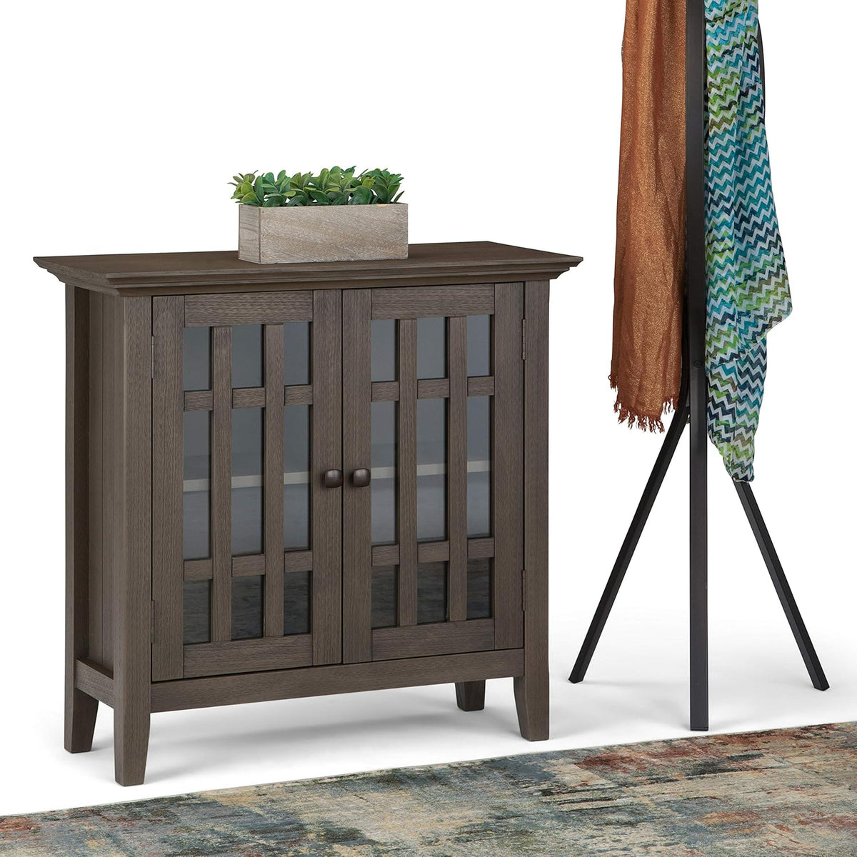 32 in Grey Storage Media Cabinet R3370
