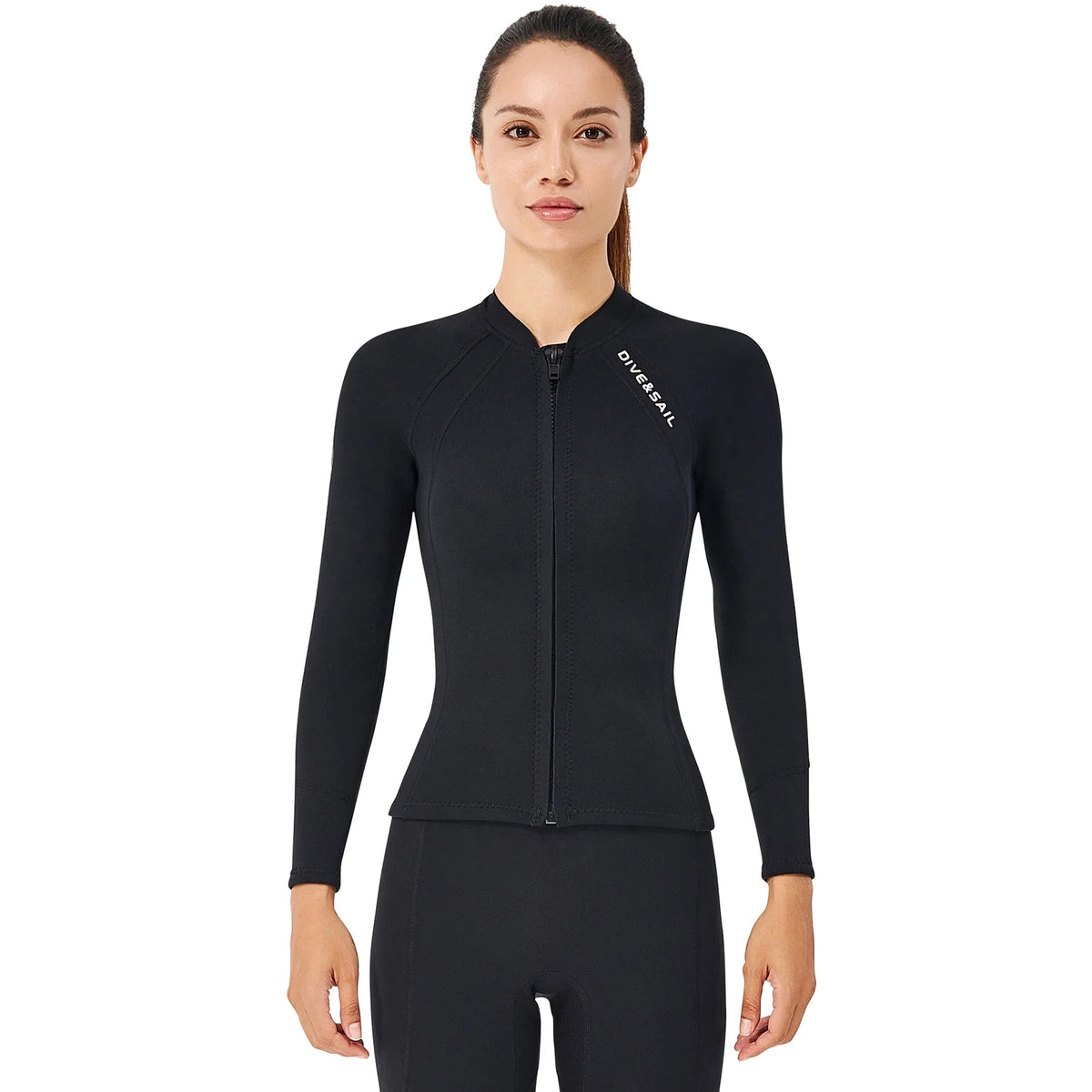 2mm Neoprene Wetsuit Jacket with Front Zipper S601794