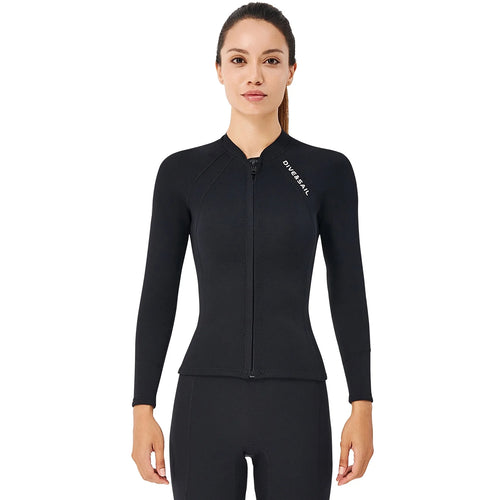 2mm Neoprene Wetsuit Jacket with Front Zipper S601794