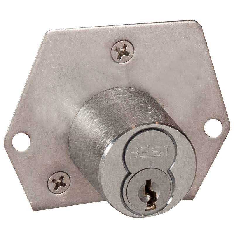 Satin Chrome Cabinet Lock H1083