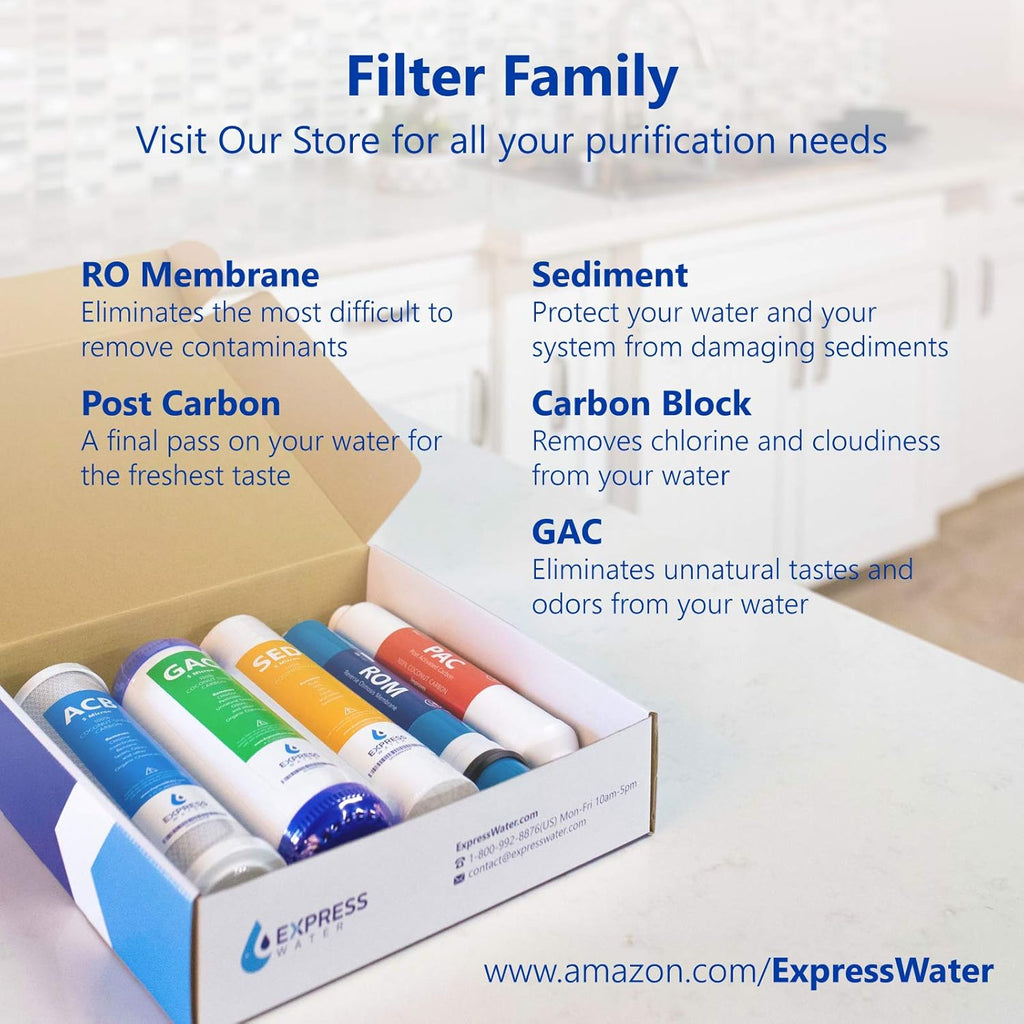 Reverse Osmosis System Replacement Filter Set, 21 Filters, 10 inch S6445