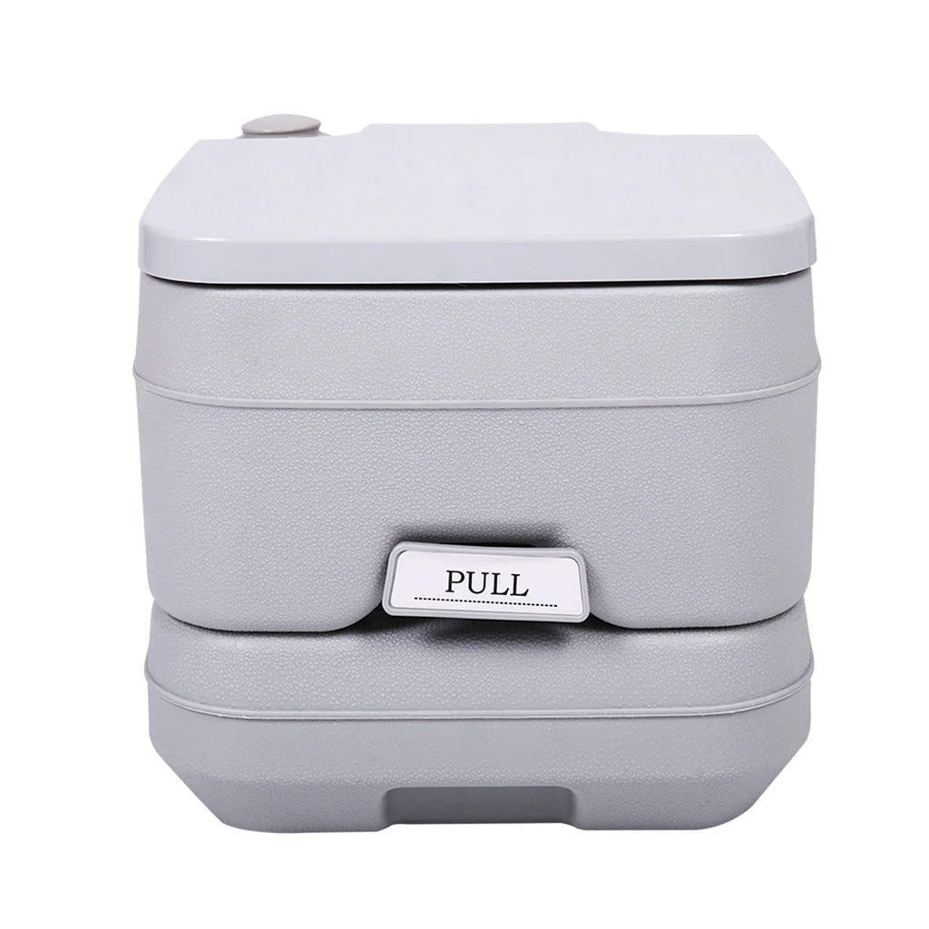 Lightweight 2.6 Gallon Flushable Camping Toilet S692333