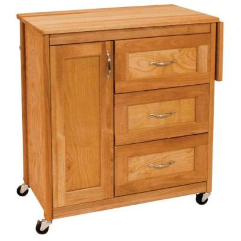 Natural Birch Kitchen Cart Z52748