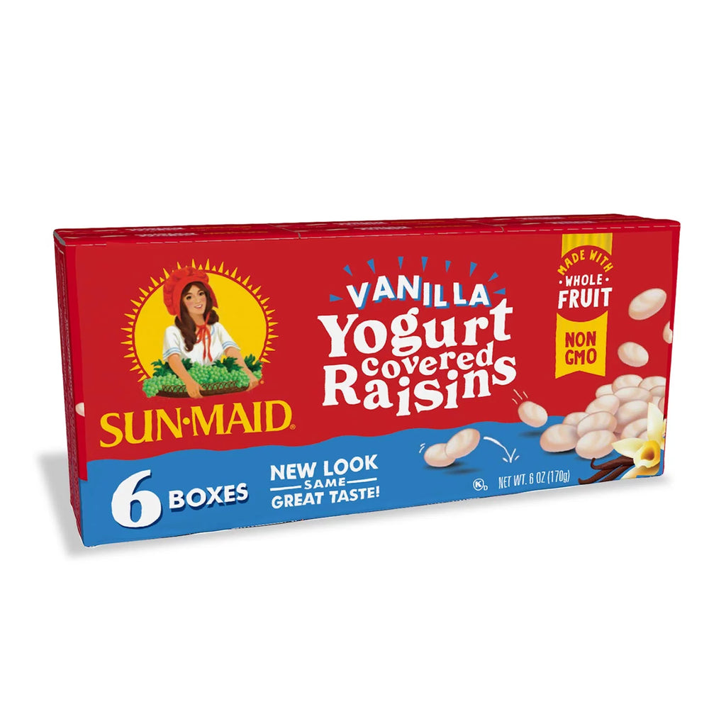Vanilla Yogurt Raisins, 1-Ounce (6 Count, Pack - 3) L227