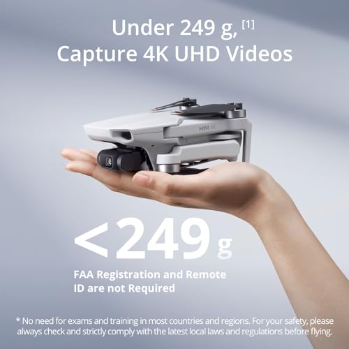 Drone with 4K UHD Camera, Under 249 g, 3-Axis Gimbal Stabilization, 31-Min Max Flight Time B166
