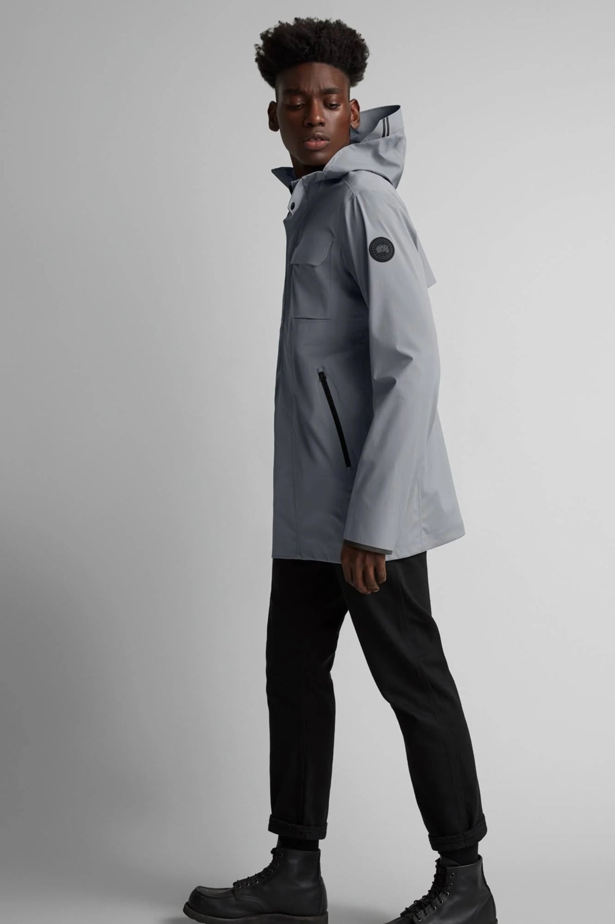 Black Label Wascana Hooded Rain Jacket F9106