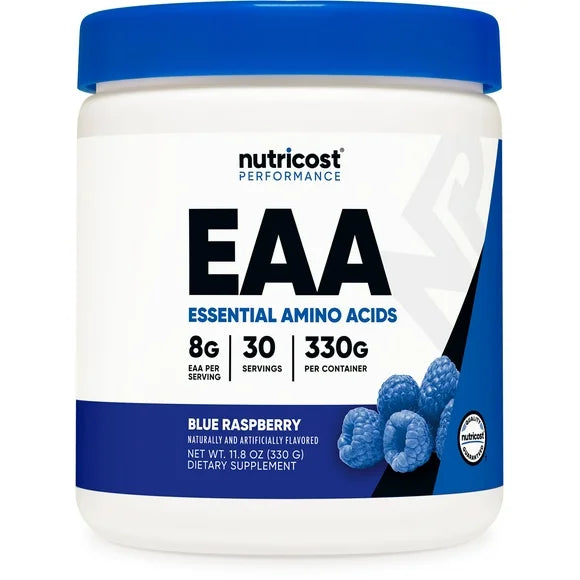 EAA Powder 30 Servings Blue Raspberry Amino Acids Supplement A7651
