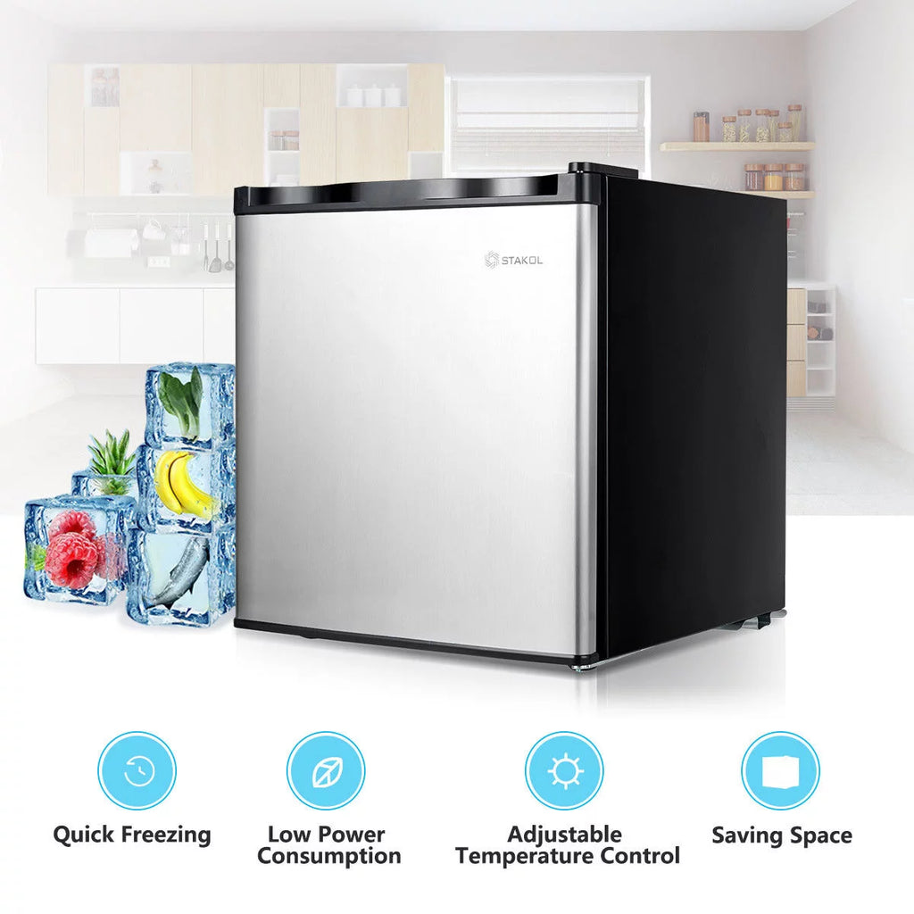 1.1 cu.ft. Compact Single Door Upright Freezer Stainless Steel U2431