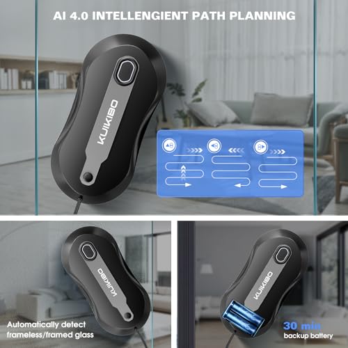 Window Cleaning Robot with Dual Water Spray 3500Pa K338
