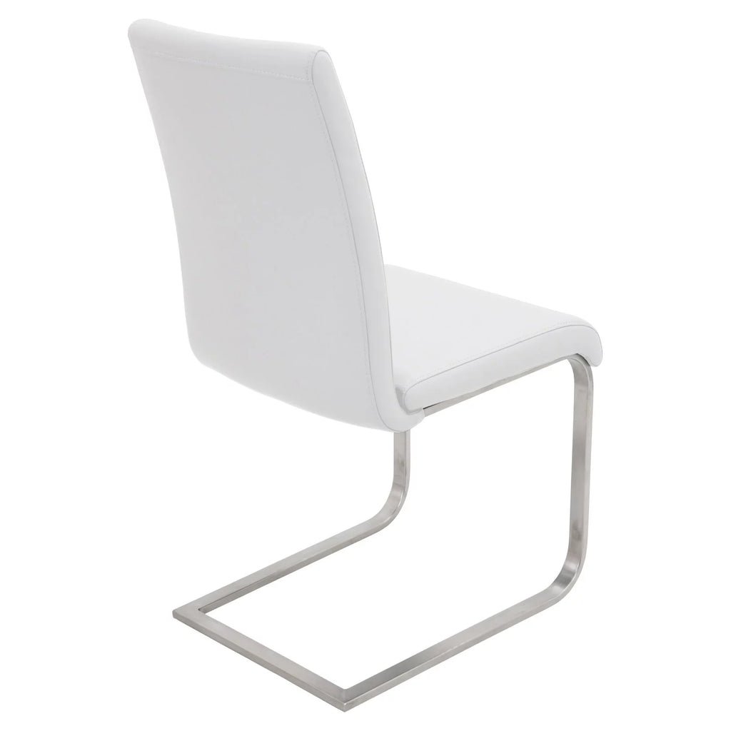 Set Of 2 White Dining Chair N75072