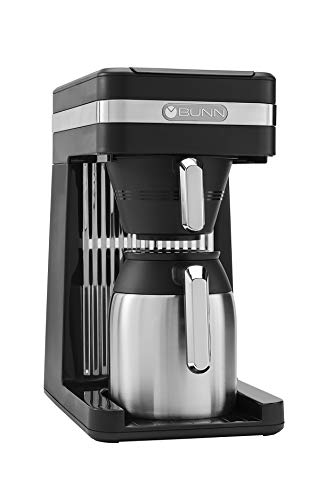 10-Cup Black Stainless Steel Coffee Maker I8947
