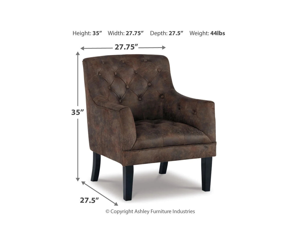 Mahogany Accent Chair U399