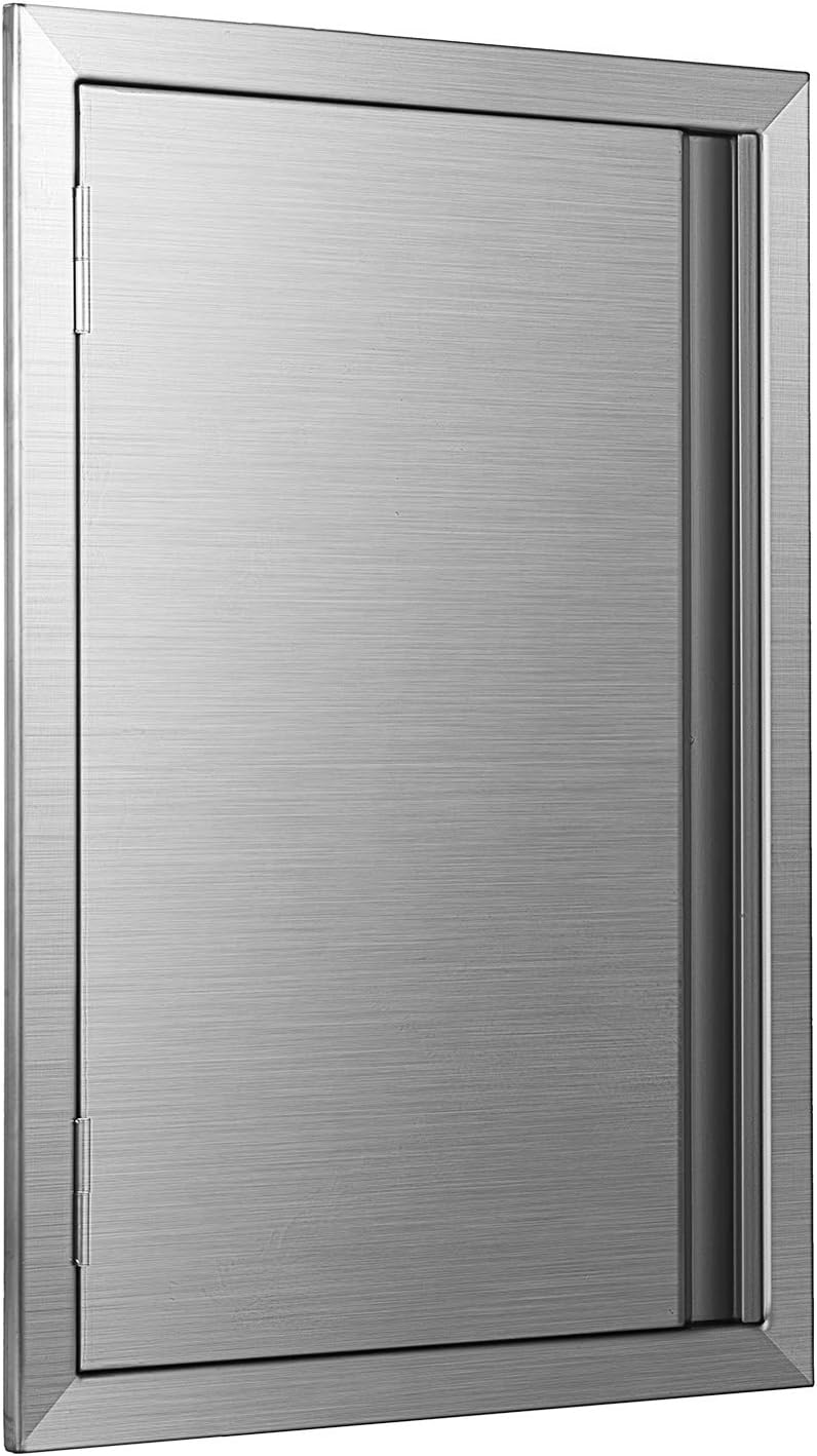 17 x 24 Inch Brushed Stainless Steel Outdoor Kitchen BBQ Access Door M137