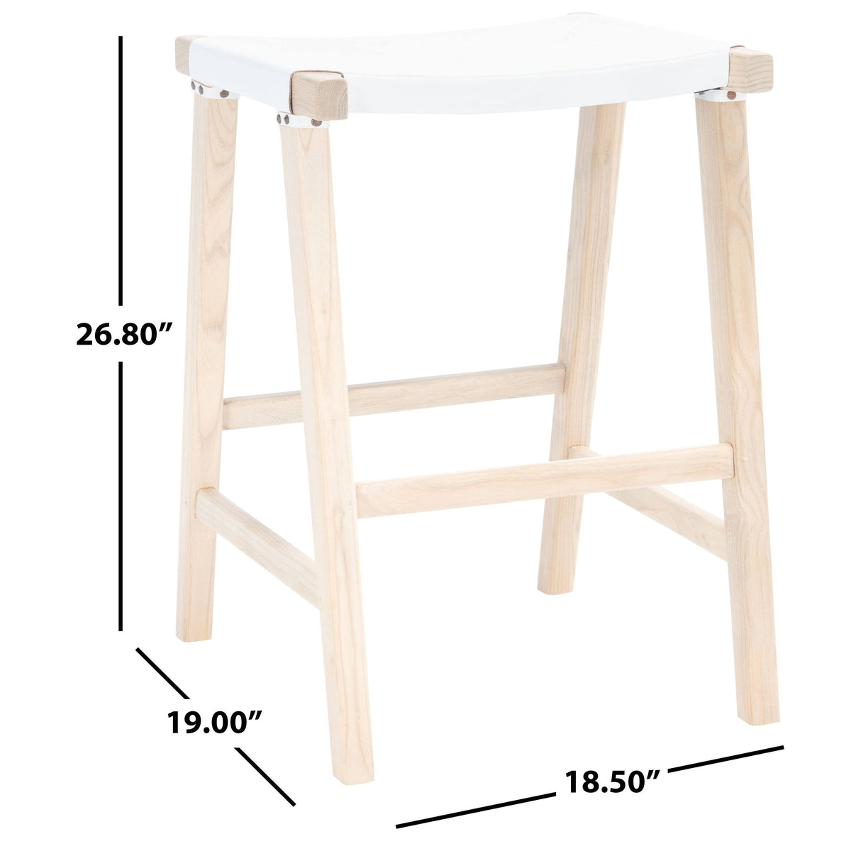 Black Rectangle Counter Stool Q11672