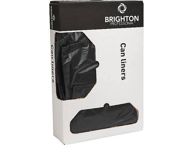 Black 45 Gal 1.5 Mil Can Liners 50/Carton Q3044