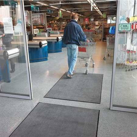 Charcoal Carpeted Entrance Mat 4ftx10ft T92705