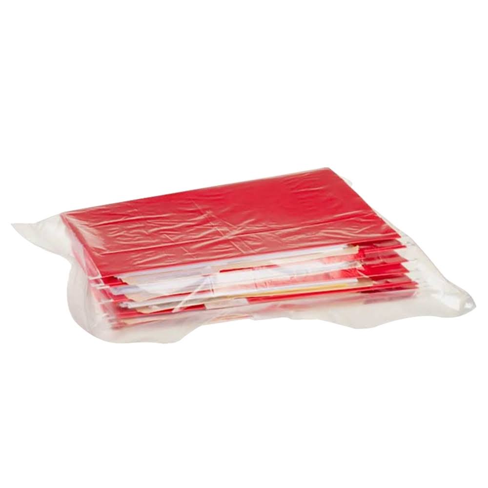 Clear Flat Poly Bags 9W x 14H 3 Mil Case of 500 Z8025