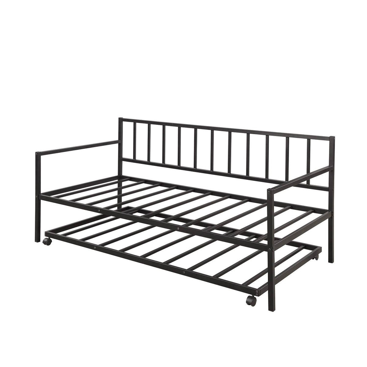 Twin-size Metal Daybed with Trundle N5556