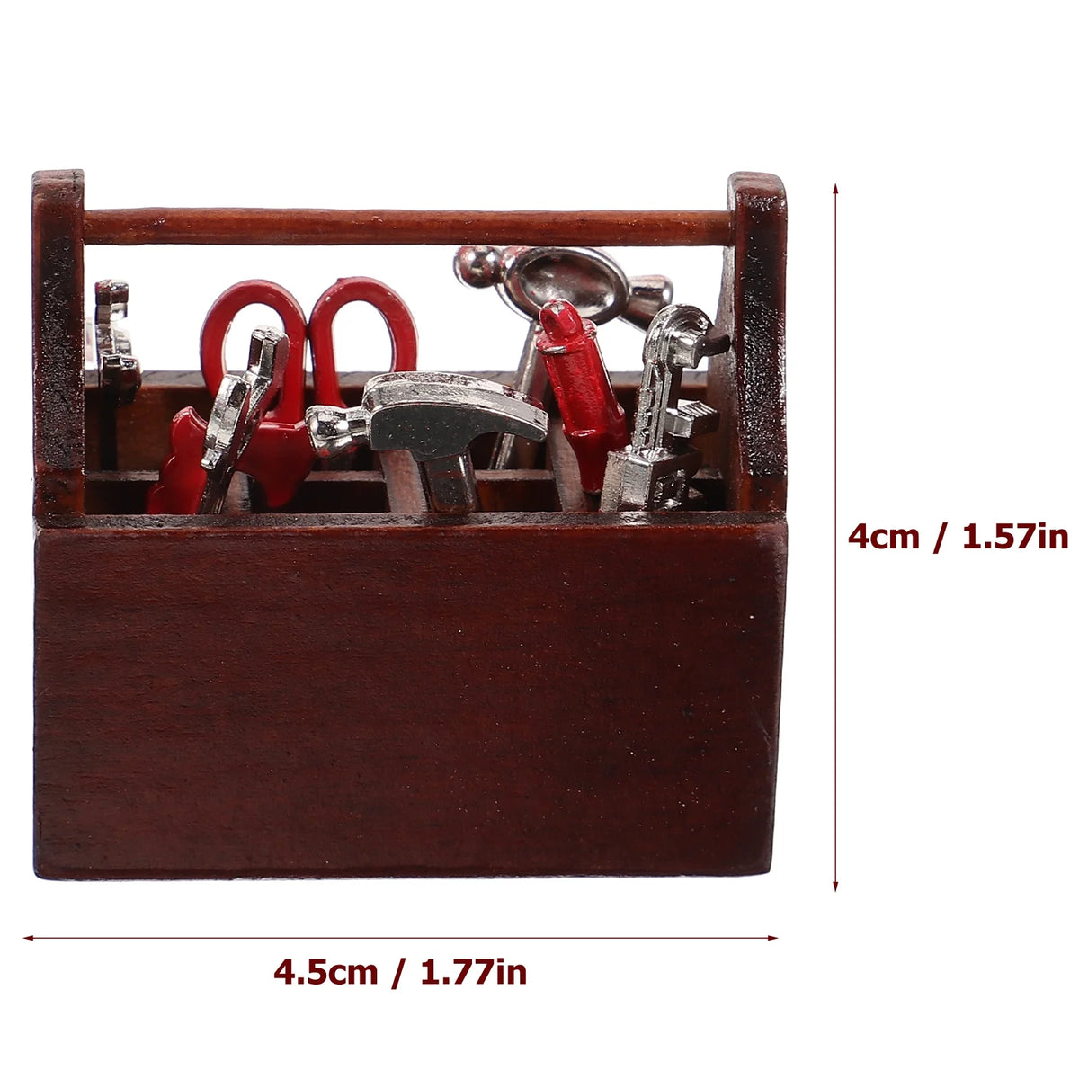 Walnut Toy Tabletop Decor Miniature House Accessories Z379