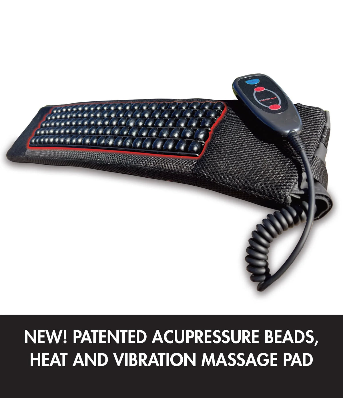 Black Acupressure Beads Heat and Vibration Massage Inversion Table K12710