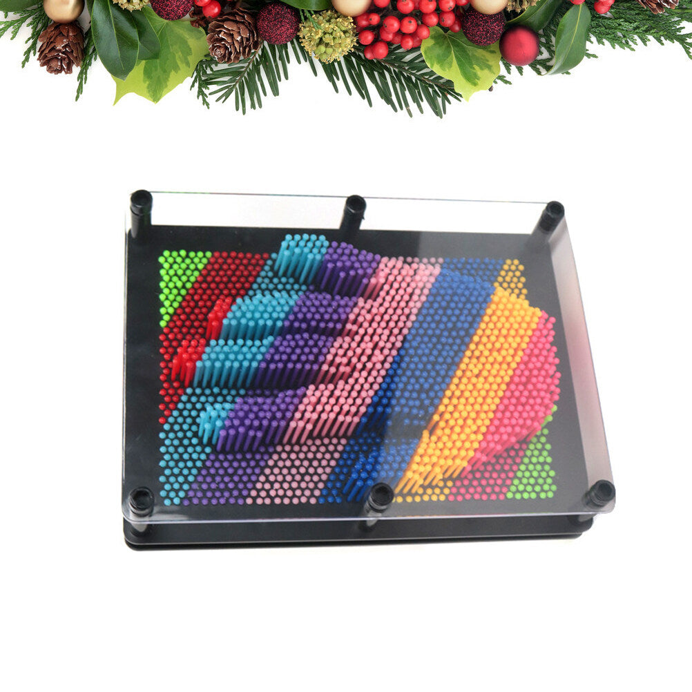 Colorful Plastic Pin Art Toys M3976