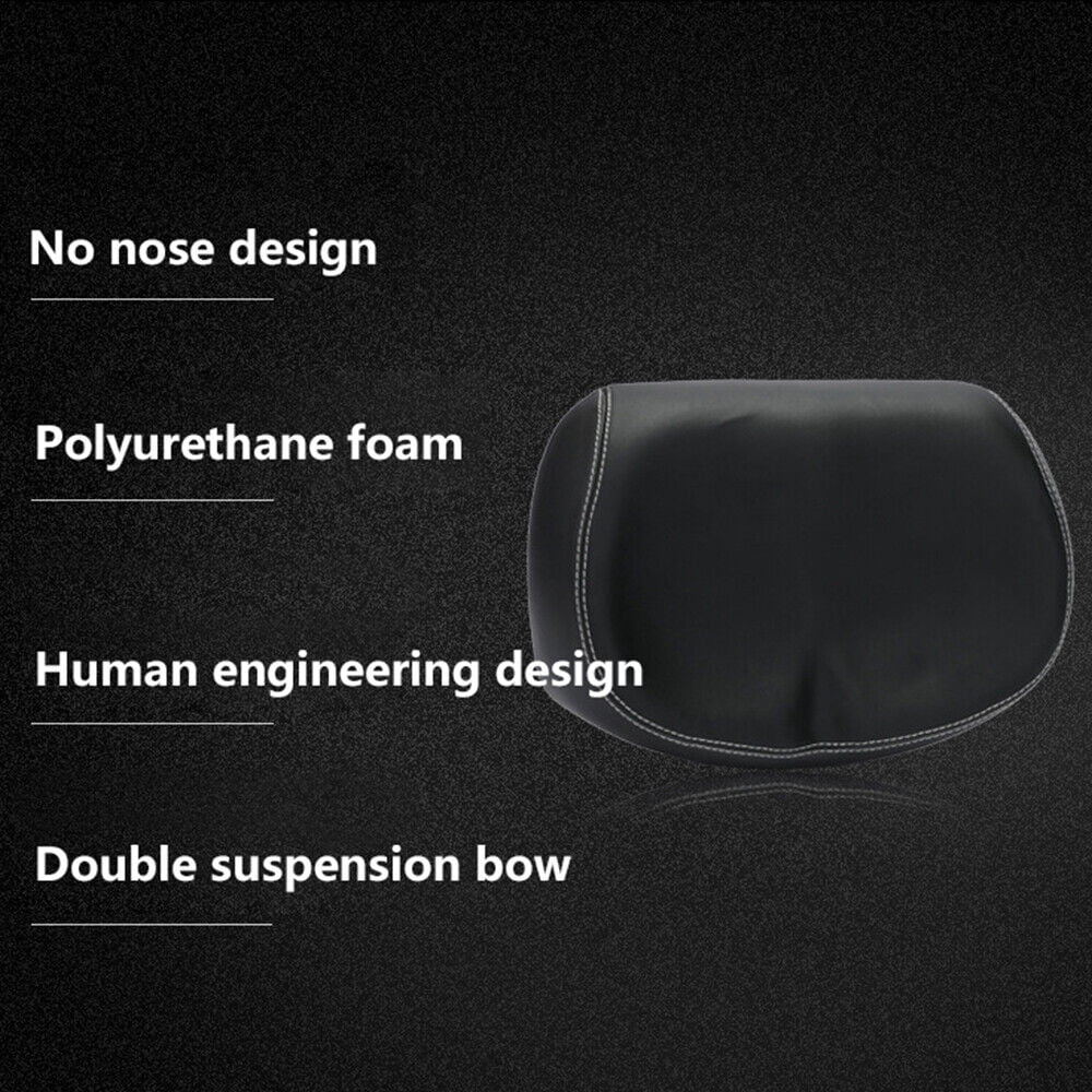 Black Sport Extra Wide Bicycle Seat Cushion I178251